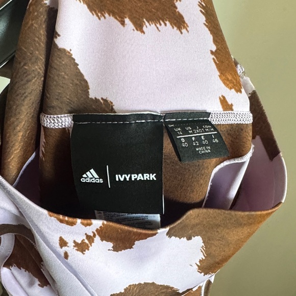 Ivy park cow print tights leggings size medium like new - Picture 4 of 4